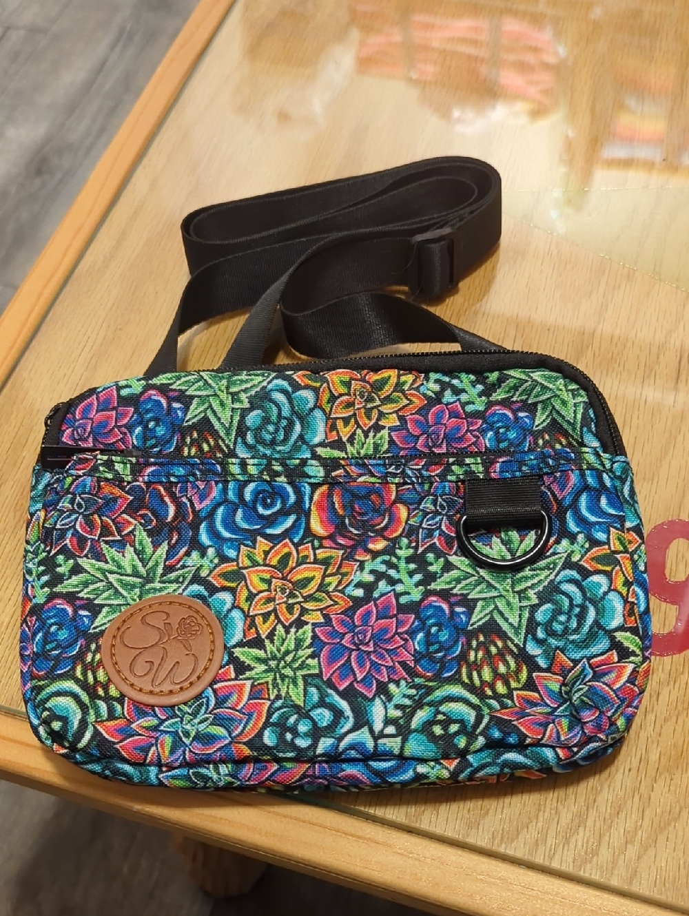 Floral Crossbody Belt Bag in Multicolor